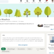 LinkedIn-pagina Campus Woudhuis